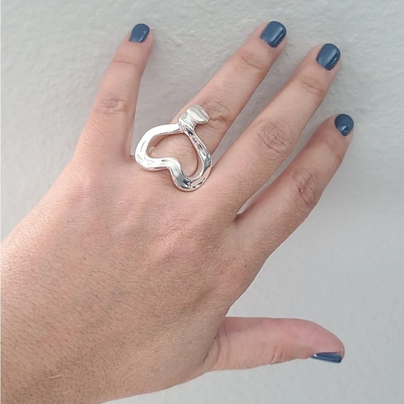 Uno De 50 Ring • Nailed Heart • Silver • Various Sizes - Picture 12 of 14